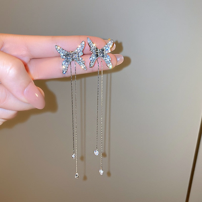 Ute - Strass-Ohrringe