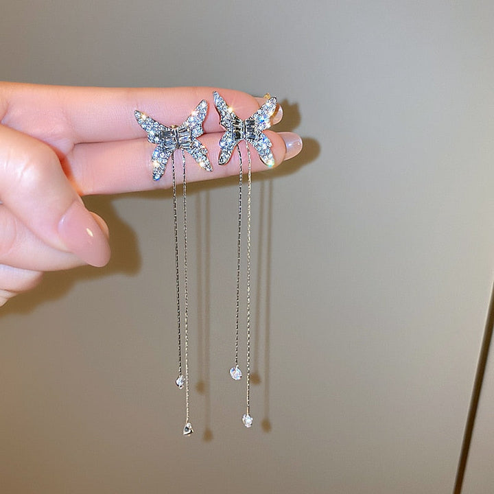 Ute - Strass-Ohrringe