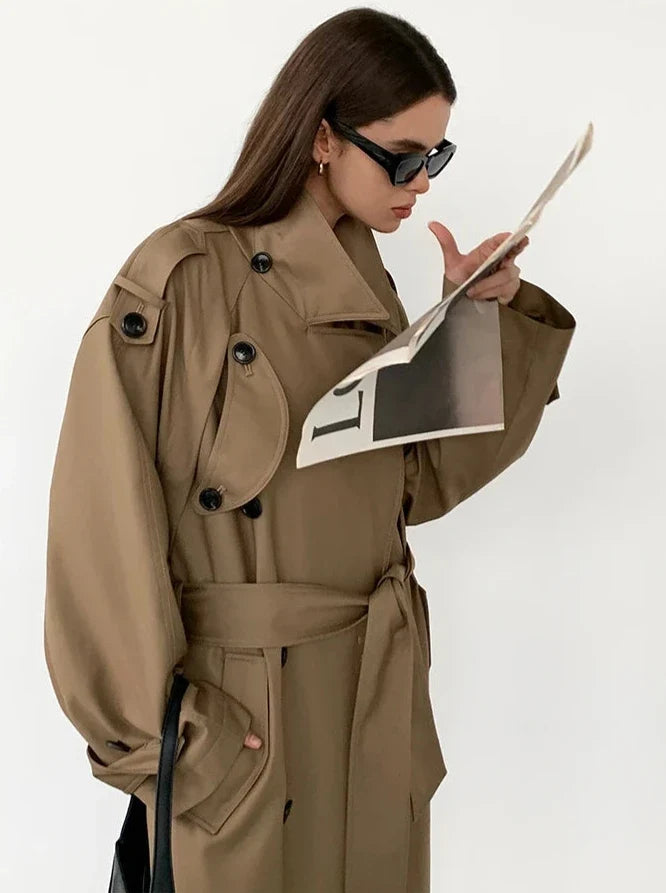 Malin - Zweireihiger Trenchcoat