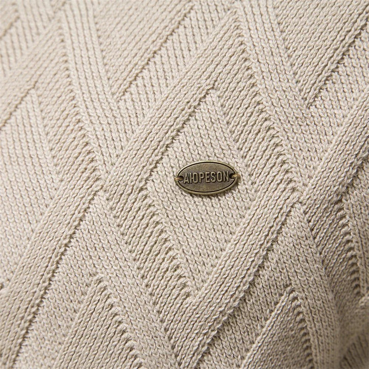 Werner - Pullover mit Rautenmuster