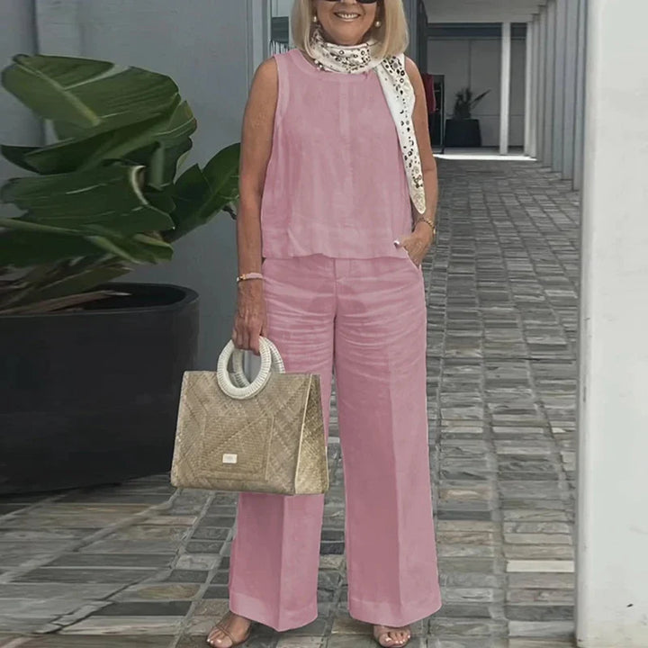 Nina - Leinenset mit weiter Hose