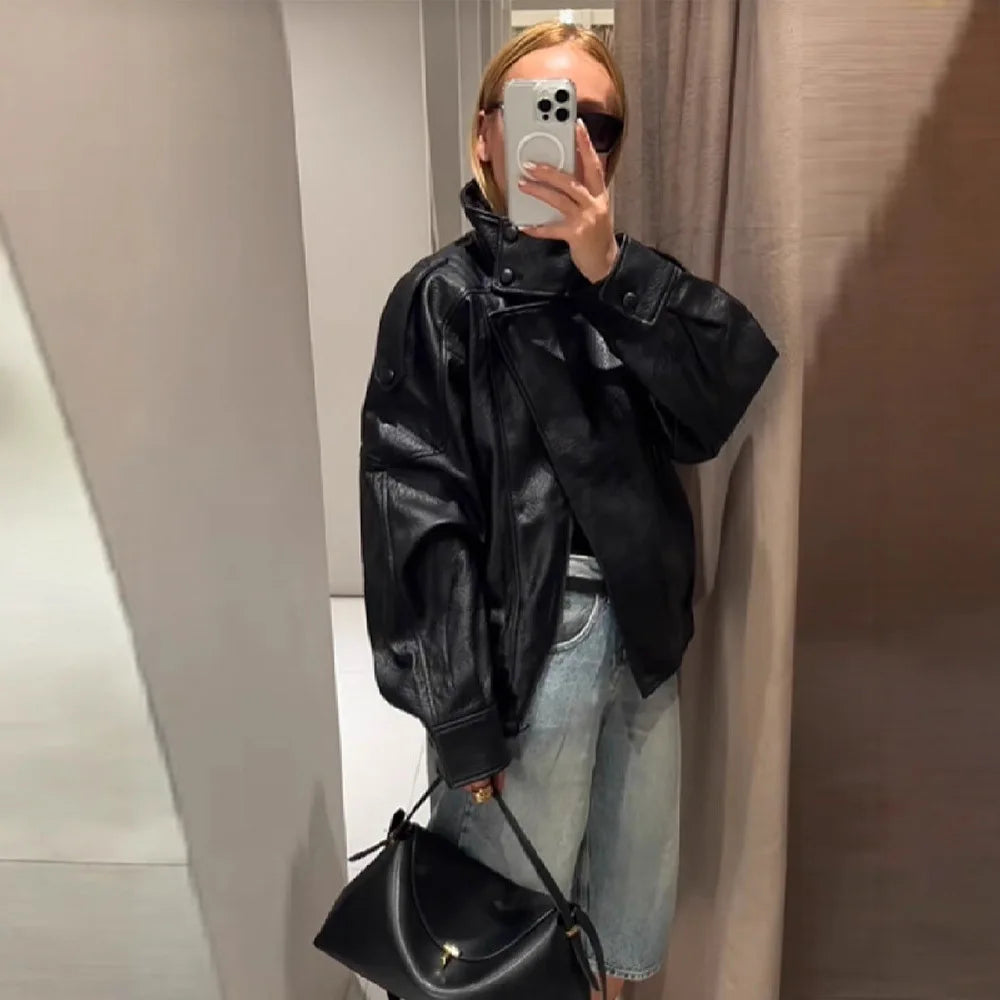 Monika - Kunstlederjacke