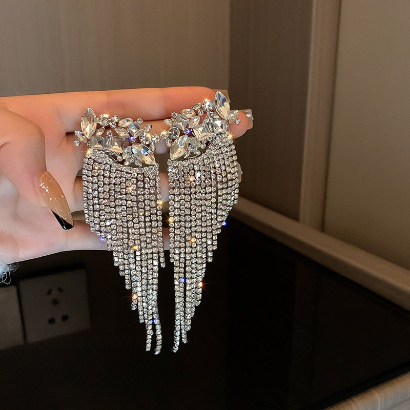 Ute - Strass-Ohrringe
