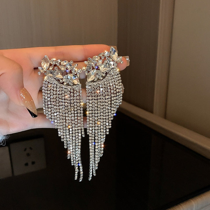Ute - Strass-Ohrringe