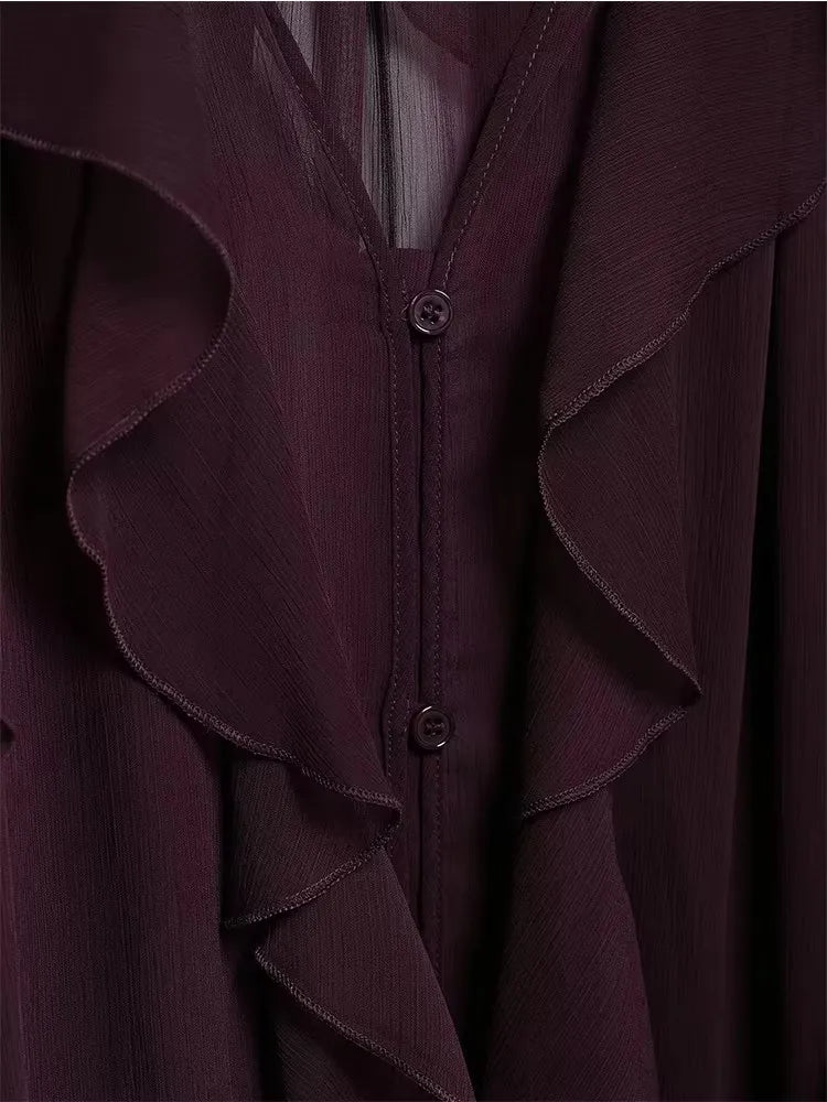 Hilde - Chiffonbluse