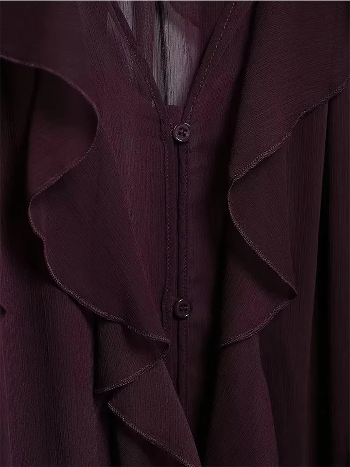 Hilde - Chiffonbluse