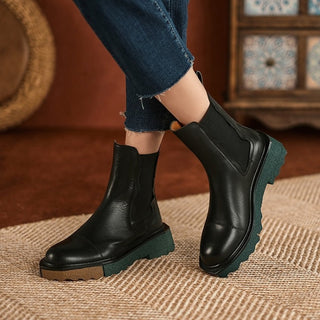 Tina - Wadenhohe Lederstiefel