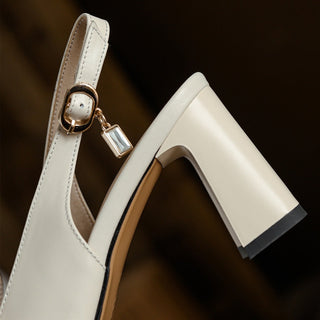 Malia - Retro-Lederpumps