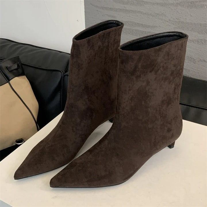 Wilma - Stiefeletten in Wildlederoptik