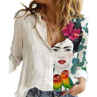 Rebekka - Animal-Print-Bluse