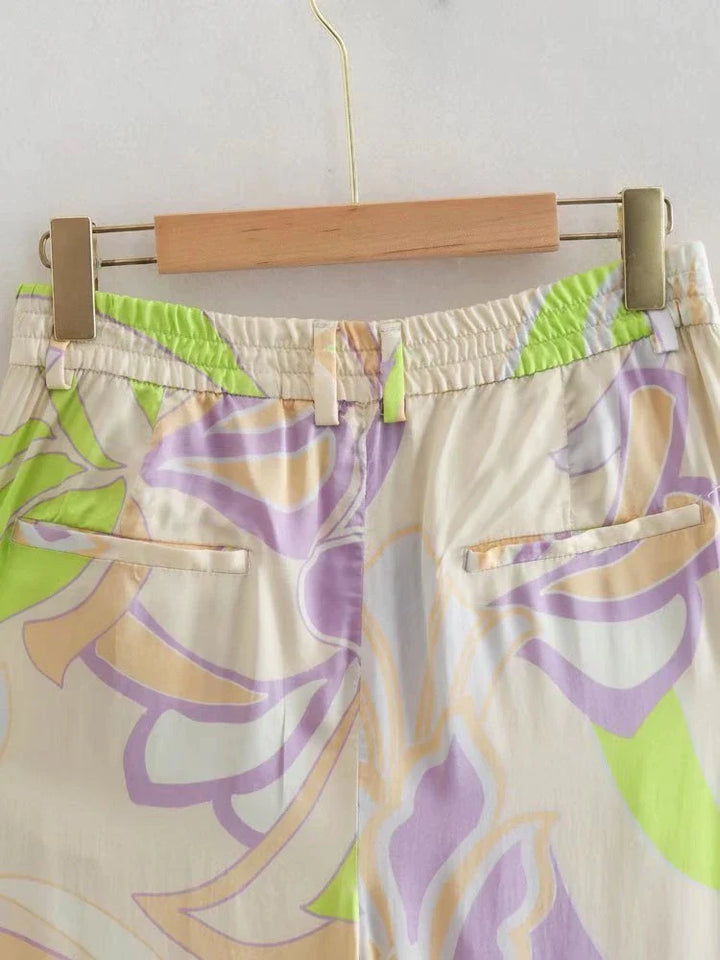 Edda - Bedrucktes Set mit weiter Hose