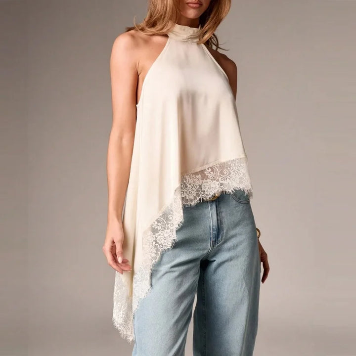 Liesel - Satin-Spitzen-Top