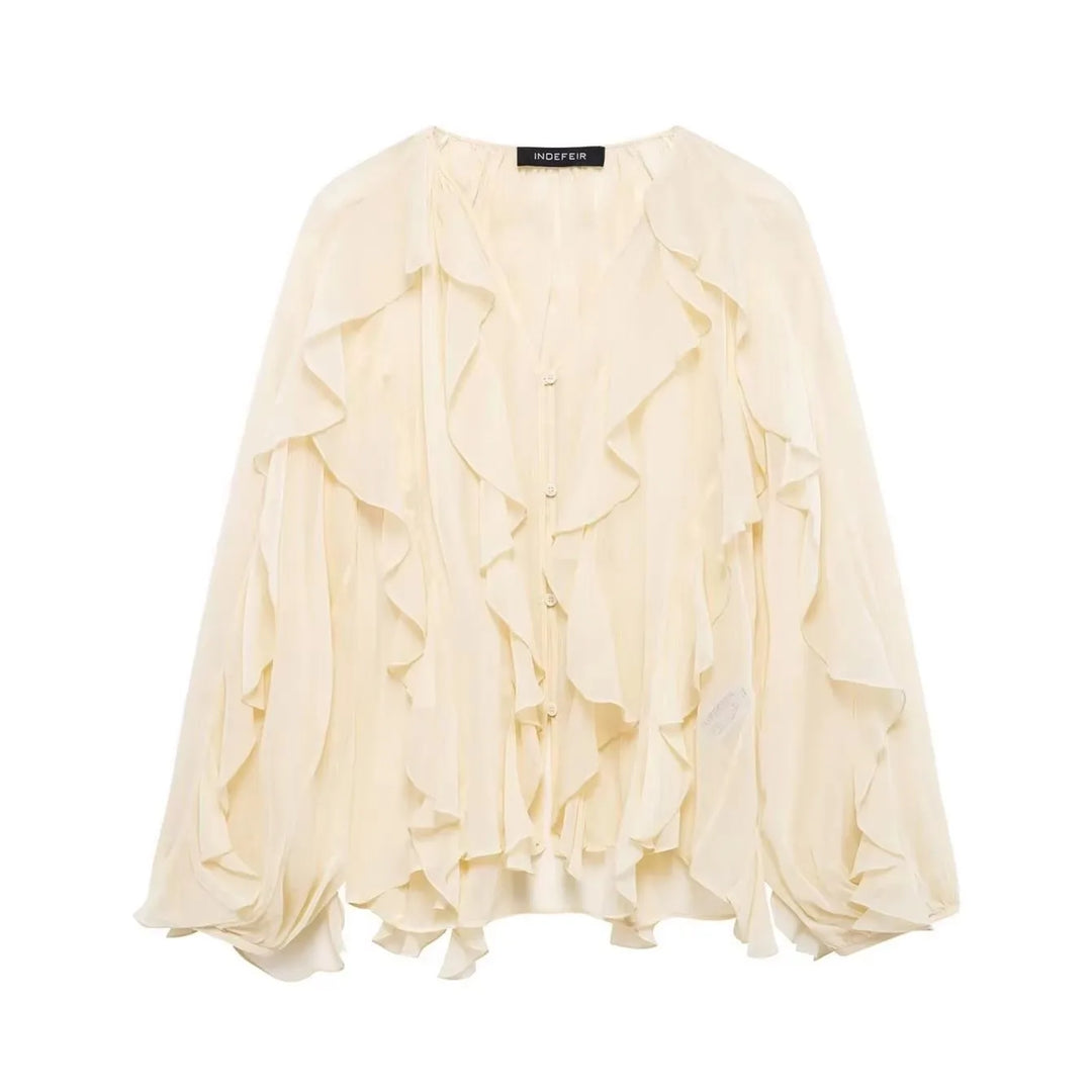 Hilde - Chiffonbluse
