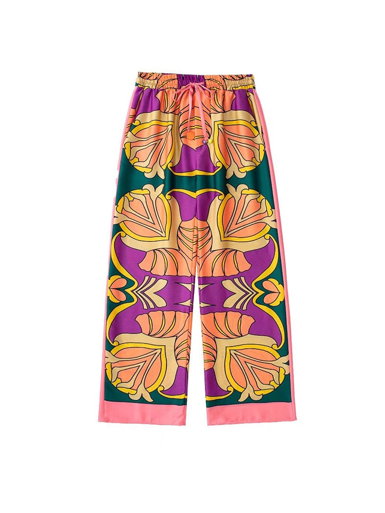 Nora - Viskose-Set mit weiter Hose