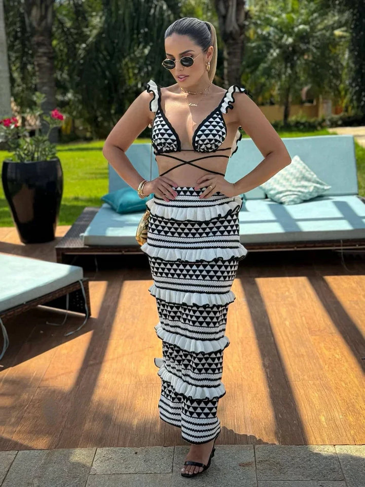 Alina - Set mit langem Rock