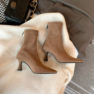 Nadja - Stiefel in Wildlederoptik
