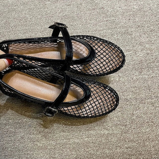 Gudrun - Ballerinas mit Mesh