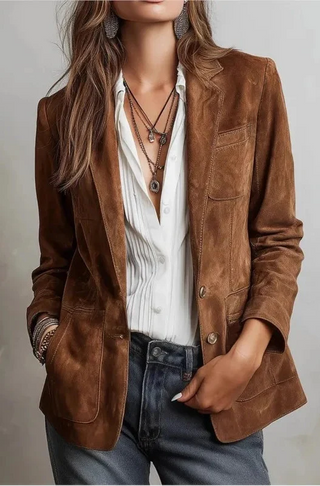 Andrea - Wildlederjacke