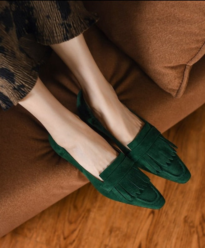 Marina - Lederslipper mit Absatz