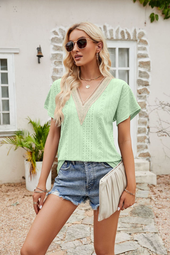 Elisabeth - V-Ausschnitt-Shirt