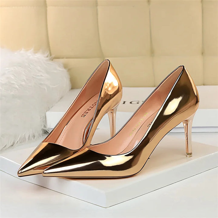 Natalie - Glitzer-Pumps
