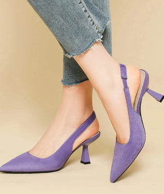 Insa - Slingpumps in Wildlederoptik