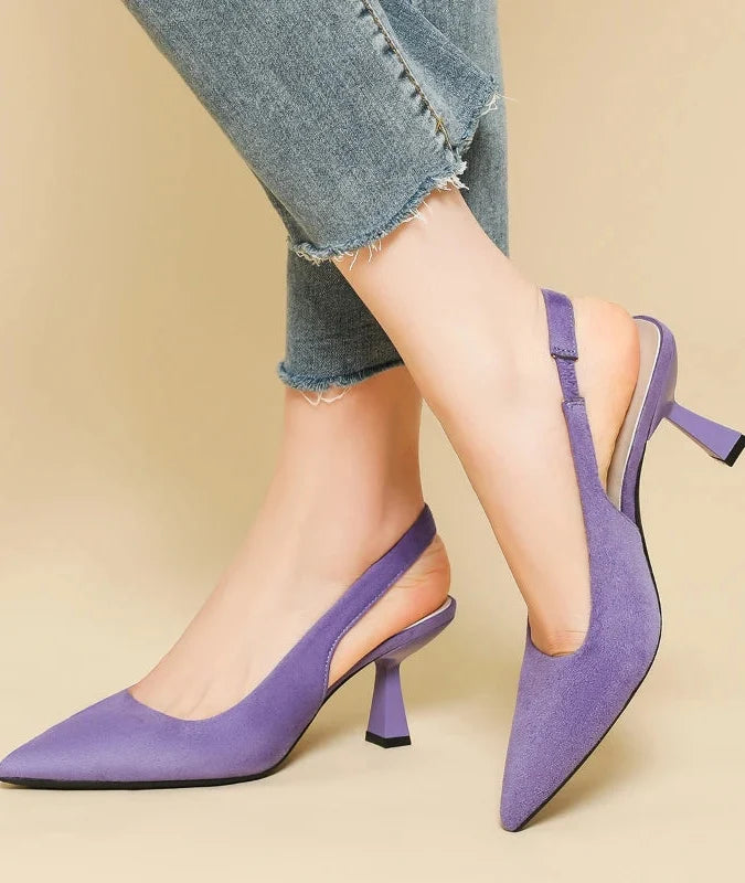 Insa - Slingpumps in Wildlederoptik