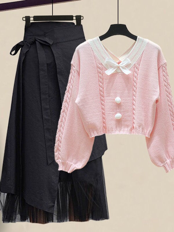 Valerie - Pullover mit Mesh-Rock