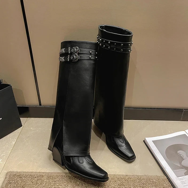 Doris - Kniehohe Stiefel