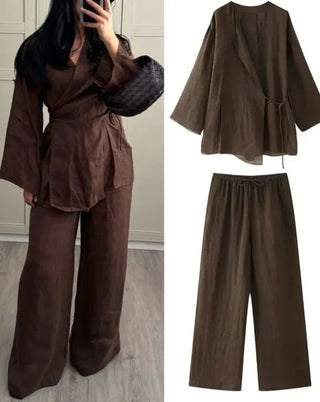 Luisa - Leinenset mit weiter Hose