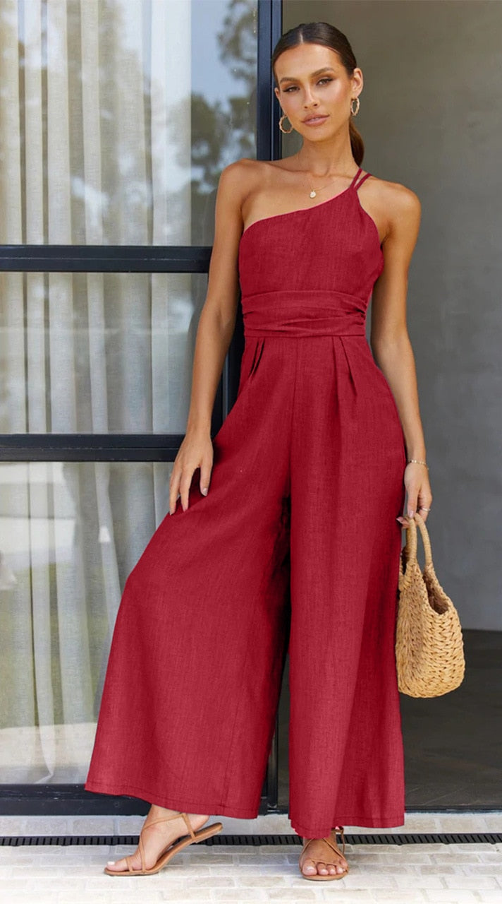 Thea - Leinen-Jumpsuit