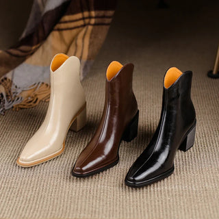 Dana - Spitze Lederstiefeletten