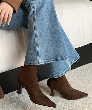 Nadja - Stiefel in Wildlederoptik