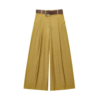 Selma - Weite Hose im Leoprint