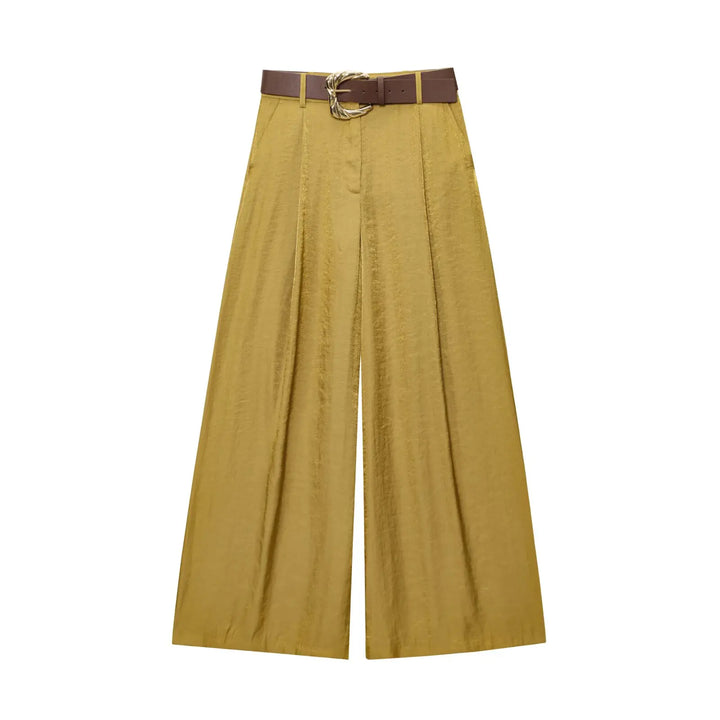 Selma - Weite Hose im Leoprint