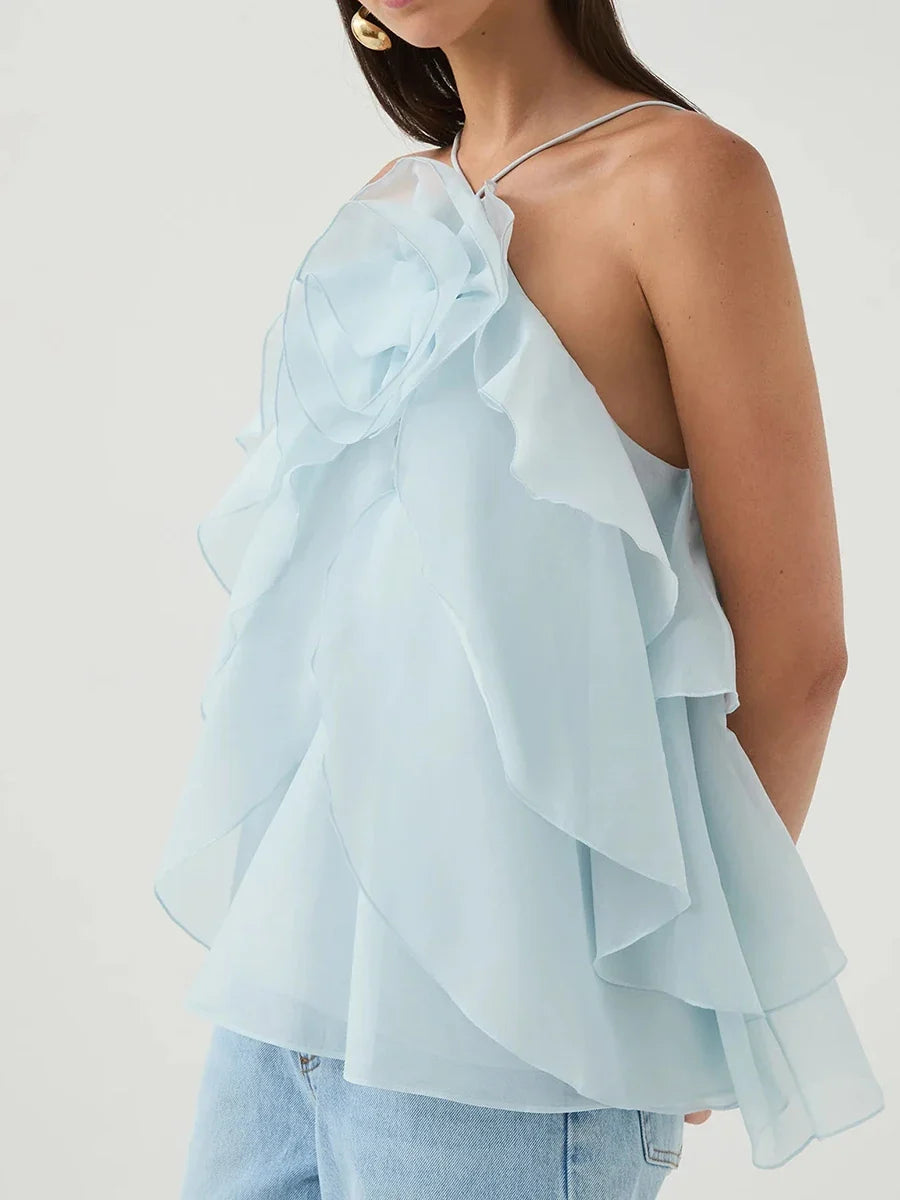 Toni - Mesh-Bluse