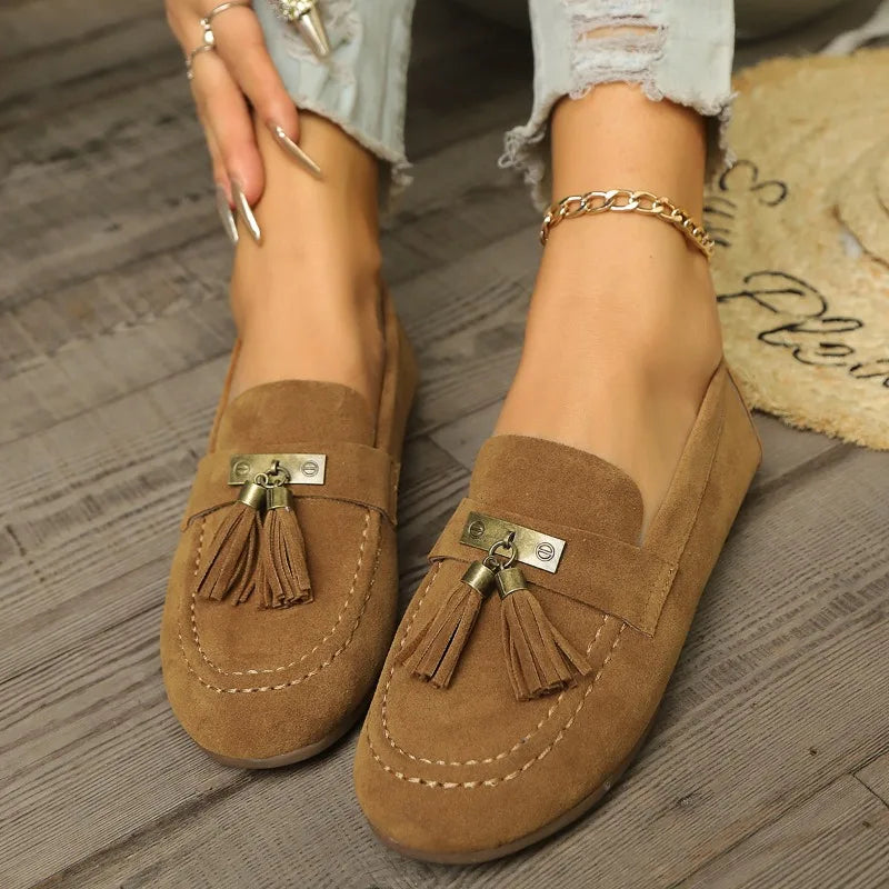 Larissa - Loafer in Wildlederoptik