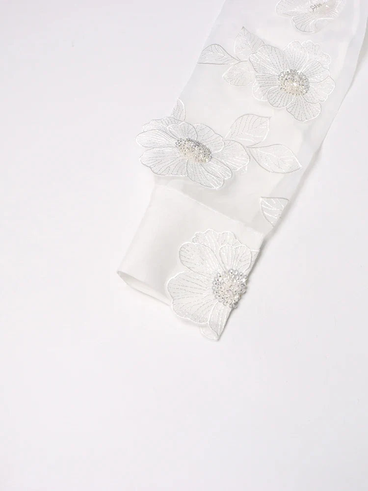 Birgit - Mesh-Bluse