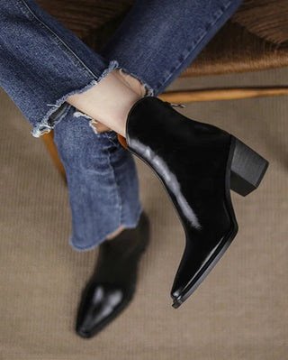 Dana - Spitze Lederstiefeletten