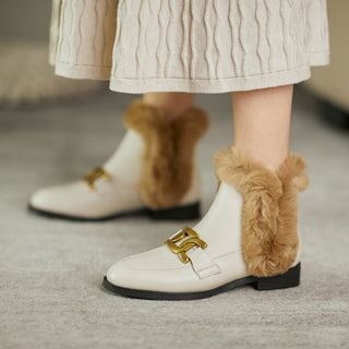 Kerstin - Slipper mit Fell