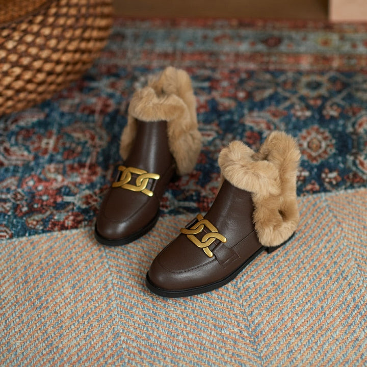 Kerstin - Slipper mit Fell