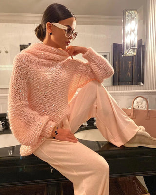 Alma - Paillettenpullover