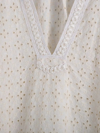 Viktoria - Baumwollset mit Spitze