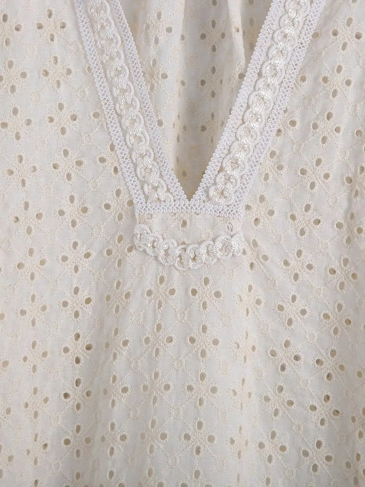 Viktoria - Baumwollset mit Spitze