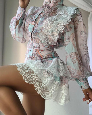 Inga - Bluse mit Minirock
