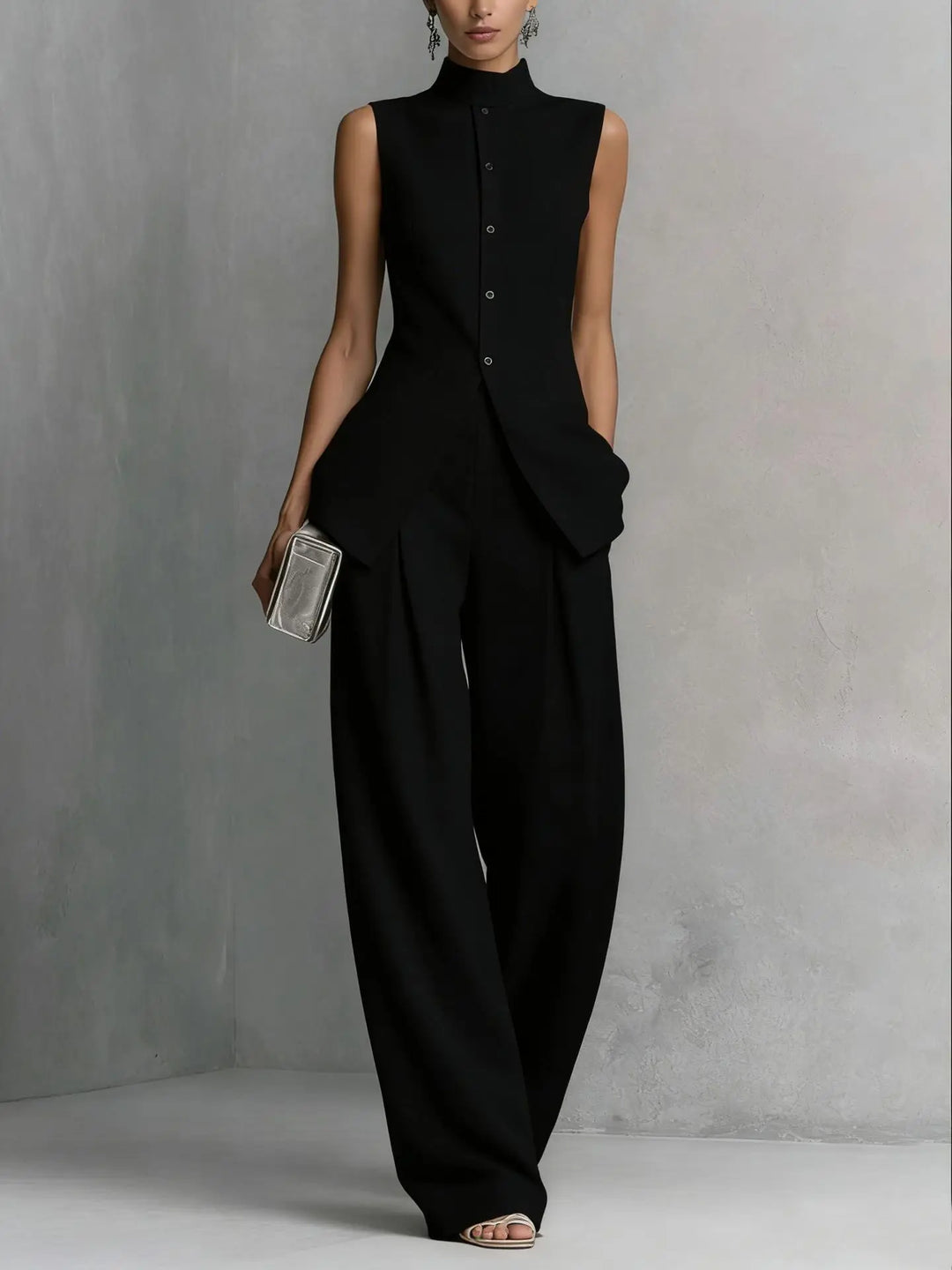 Helena - Baumwollset mit High-Waist-Hose