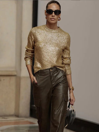 Rosemarie - Schimmer-Pullover
