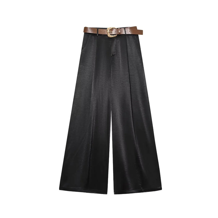 Selma - Weite Hose im Leoprint