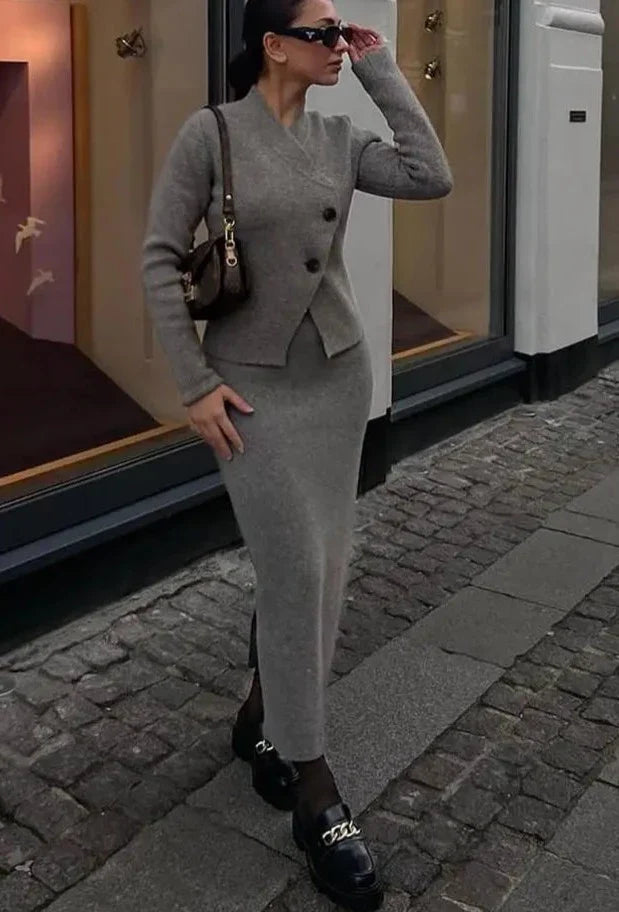 Silke - Cardigan mit Rock