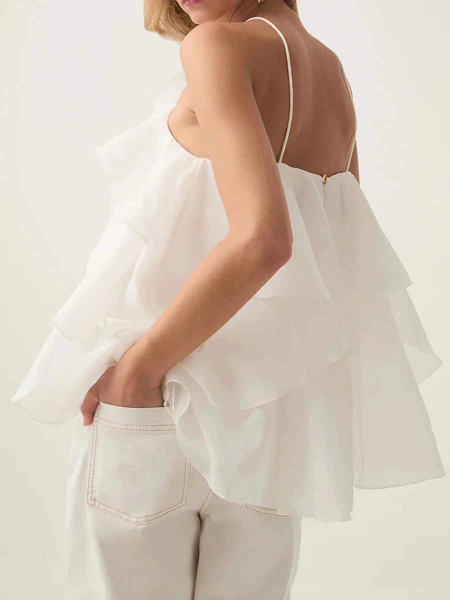 Toni - Mesh-Bluse